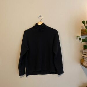 MOVING SALE! Everlane Black Turtleneck Sweater *black is faded*